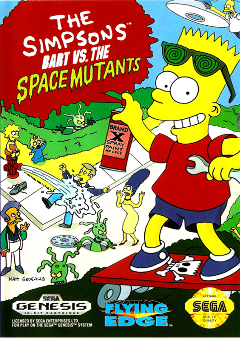 Simpsons The Bart Vs The Space Mutants