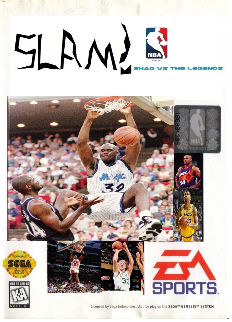 Slam Shaq vs the Legends