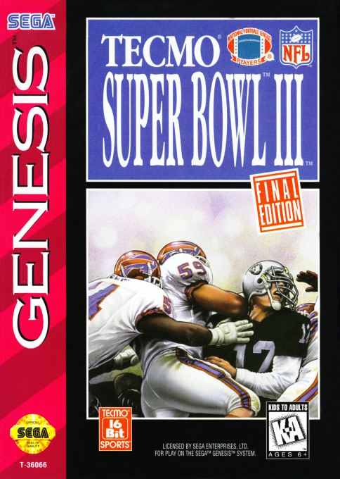 Tecmo Super Bowl III Final Edition